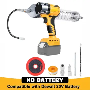 Cordless Grease Gun Compatible with DeWalt 20V – 13,000 PSI Brushless Electric Grease Gun (No Battery)