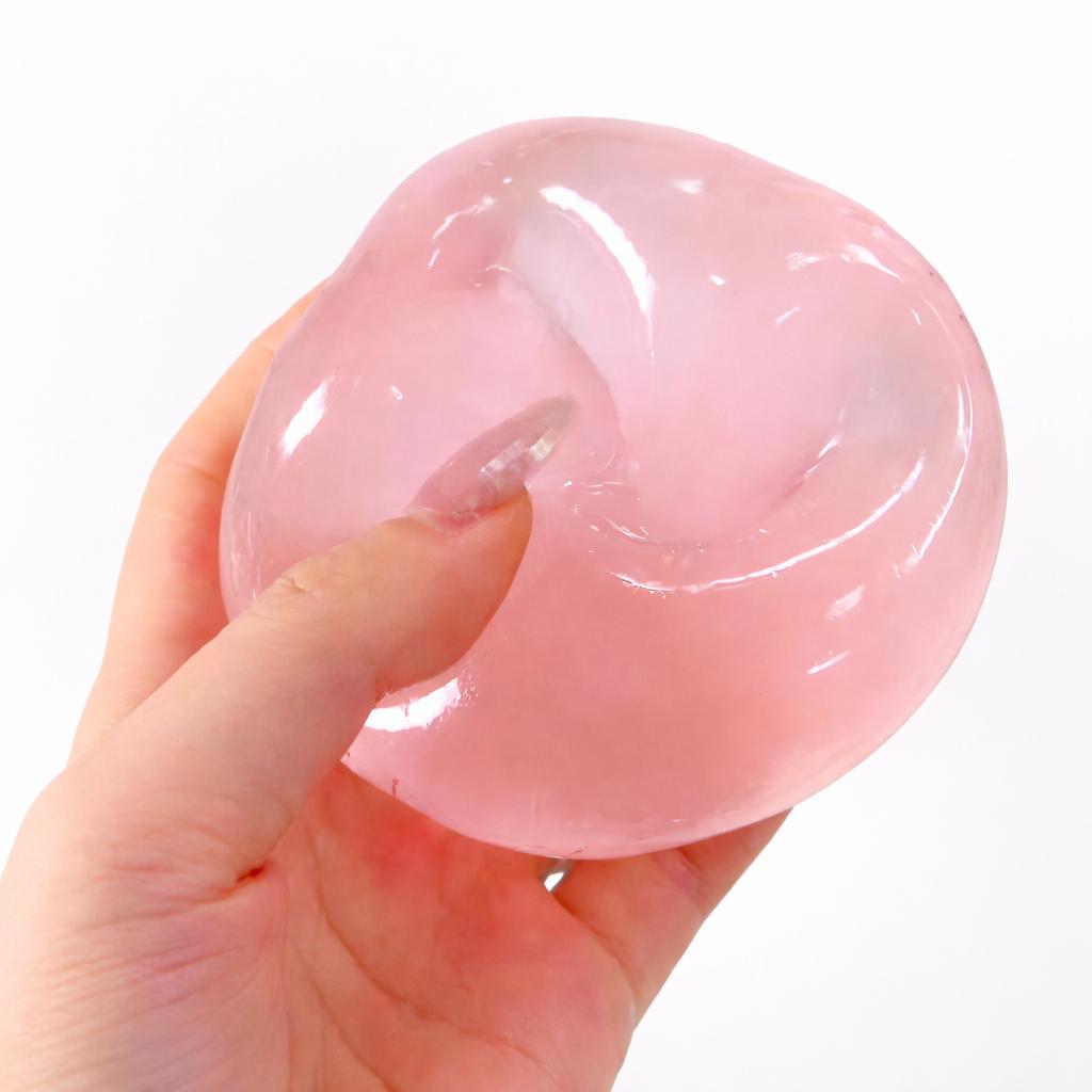 J&J Clear Maltose Squishy - Coconut Oil Texture Slow Rebound Fidget Toy| Moldable Stress Ball  Clear Coconut Oil Squishy| Super Soft Slow Rebound Fidget Toy for TikTok