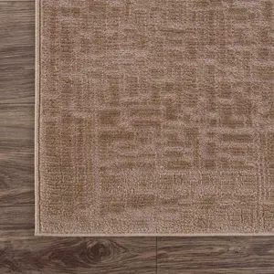 Leanna Light Brown Area Rug
