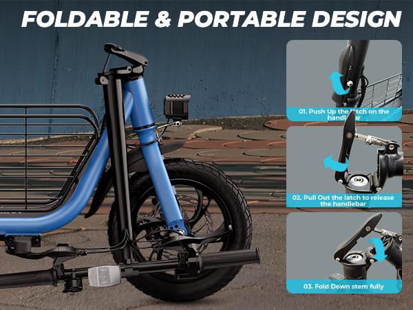 Windhorse C2-Cargo Electric Scooter with Seat Basket, 12.5'' Electric Commuting Scooter Adults 15.5MPH & 20 Miles Long Range, 450W Motor, Dual Disc Brakes, Foldable E-Scooter with Comfort Seat for Pets & Cargo, 265LBS Load