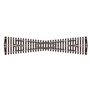 Peco 552-SL194 Code 75 Streamline Track Crossing -- Long, Insulfrog, HO