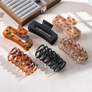 Mixed Style Claw Clips – 6 Pack