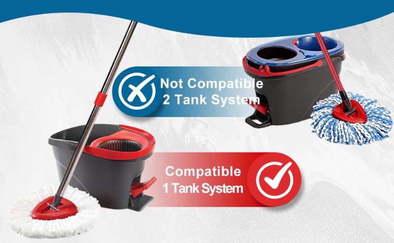 4 Pack Mop Heads Replacements, Compatible with 0 Cedar Easywring 1-Tank System Easy Wrin Spin MopsTriangle Swivel Microfiber Mops, Washable & Easy to Replace 4 Pack Mop Heads Replacements, Compatible with 0 Cedar Easywring 1-Tank System Easy Wrin Spin MopsTriangle Swivel Microfiber Mops, Washable & Easy to Replace