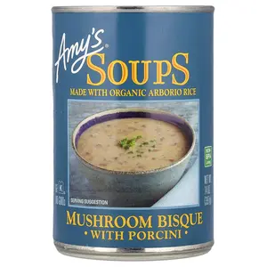 Amy's Soups, Mushroom Bisque with Porcini, 14 oz (397 g)