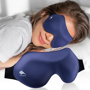 3D Sleep Mask — Blackout Light Blocking, Zero-Pressure Eye Cups, Night Routine/Meditation, Helps Reduce Light Sensitivity, Supports Relaxation & Uninterrupted Sleep