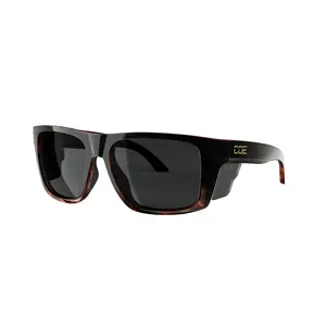 Outrigger Z87+ Gloss Black Tortoise Safety Sunglasses