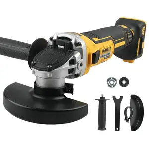 Dewalt DCG405NT 125MM Cordless Grinder with E-Clutch Safety, 9000RPM for Metal and Wood