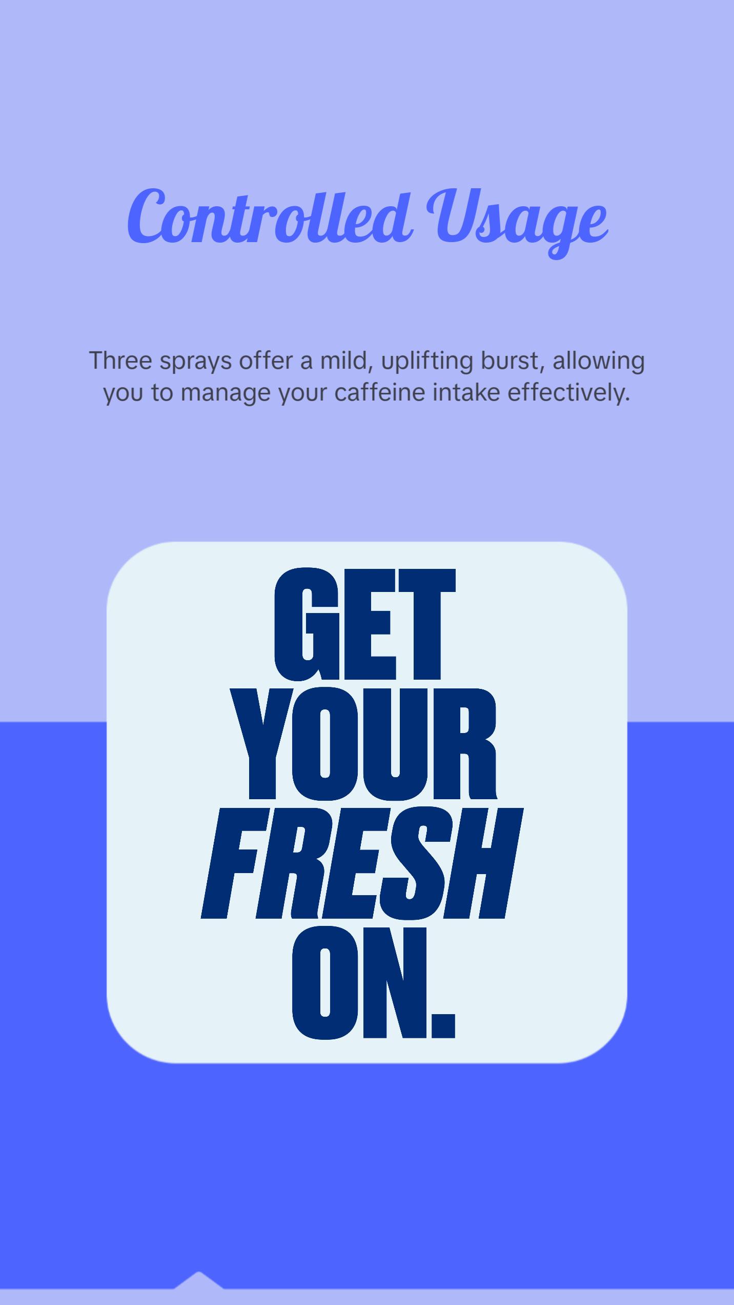 Pzaz Breath Spray- Peppermint 6 pack - Caffeine Microdose - Eliminate Bad Breath