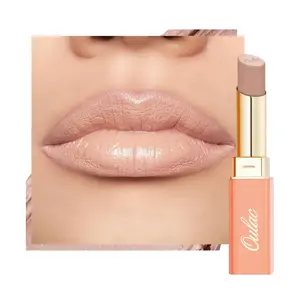 Oulac Beige Lipstick for Women, Pale Nude Matte Lip Base, Full Coverage Lip Color, Satin Matte Finish, Cream Texture, Hydrating, Infused with Hyaluronic Acid, Vegan & Clean Beauty 4g SG01 Bare