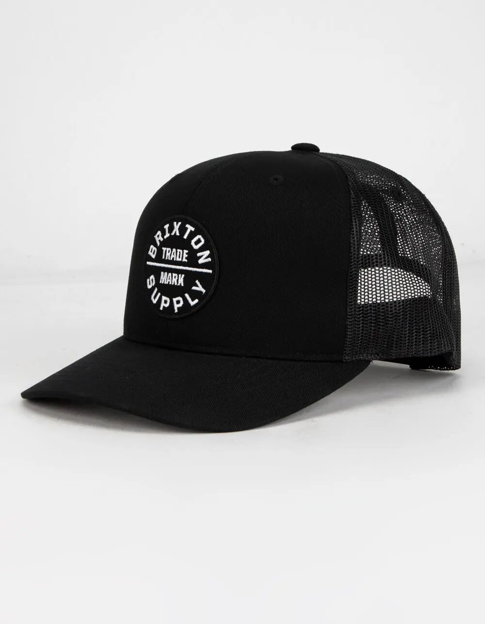 BRIXTON Oath III Mens Trucker Hat, Black, ONESZ BRIXTON Oath III Mens Trucker Hat, Black, ONESZ