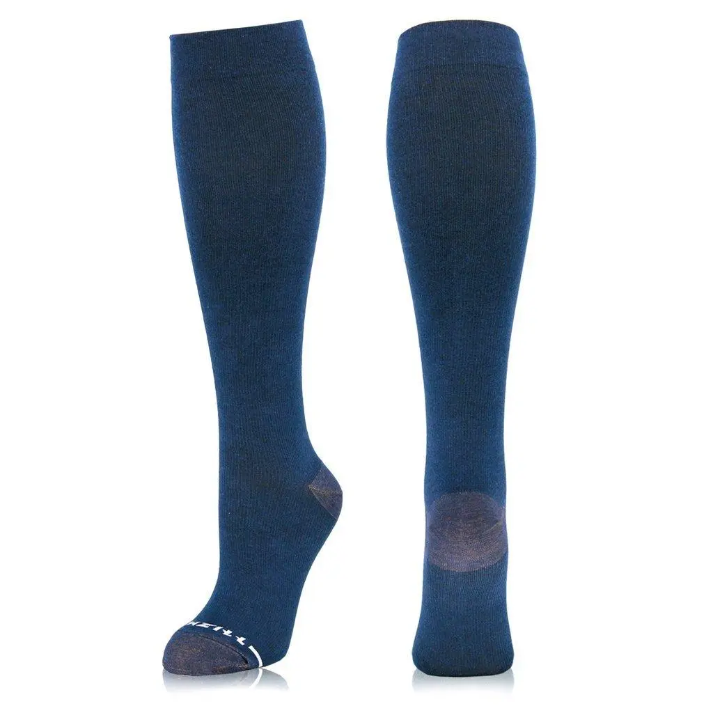 Compress Dress Socks (15-20mmHg) Copper-Infused - Dark Blue