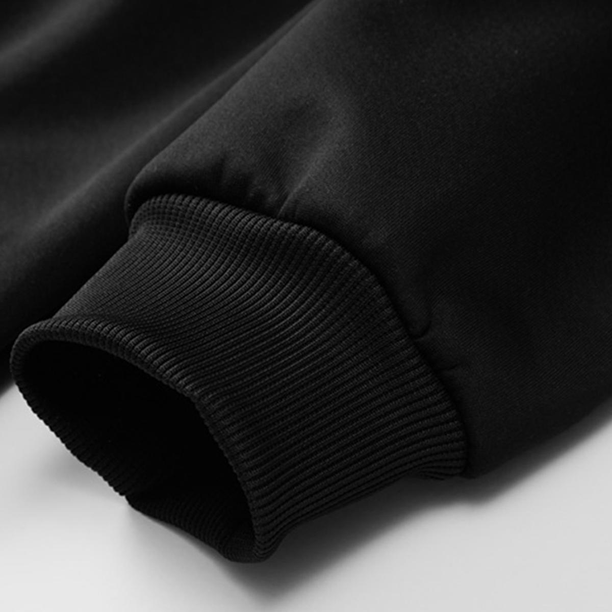 Pack of 3 men's solid color crew neck warm shirts, long-sleeve casual tops for autumn and winter, featuring a casual warm style with a windproof fabric made of faux fleece lining for everyday wear. SpringStatements