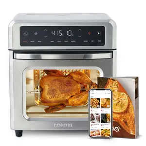COSORI R121 11-in-1 Air Fryer Oven , 13Qt Small Footprint Airfryer combo with Rotisserie, Toast, Bake, Roast, Reheat Functions and more, Recipe Book & 6 Accessories Included, Perfect for Small Contertop