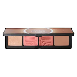 Smashbox Halo Sculpt + Glow Contour, Blush + Highlighter Palette With Vitamin E