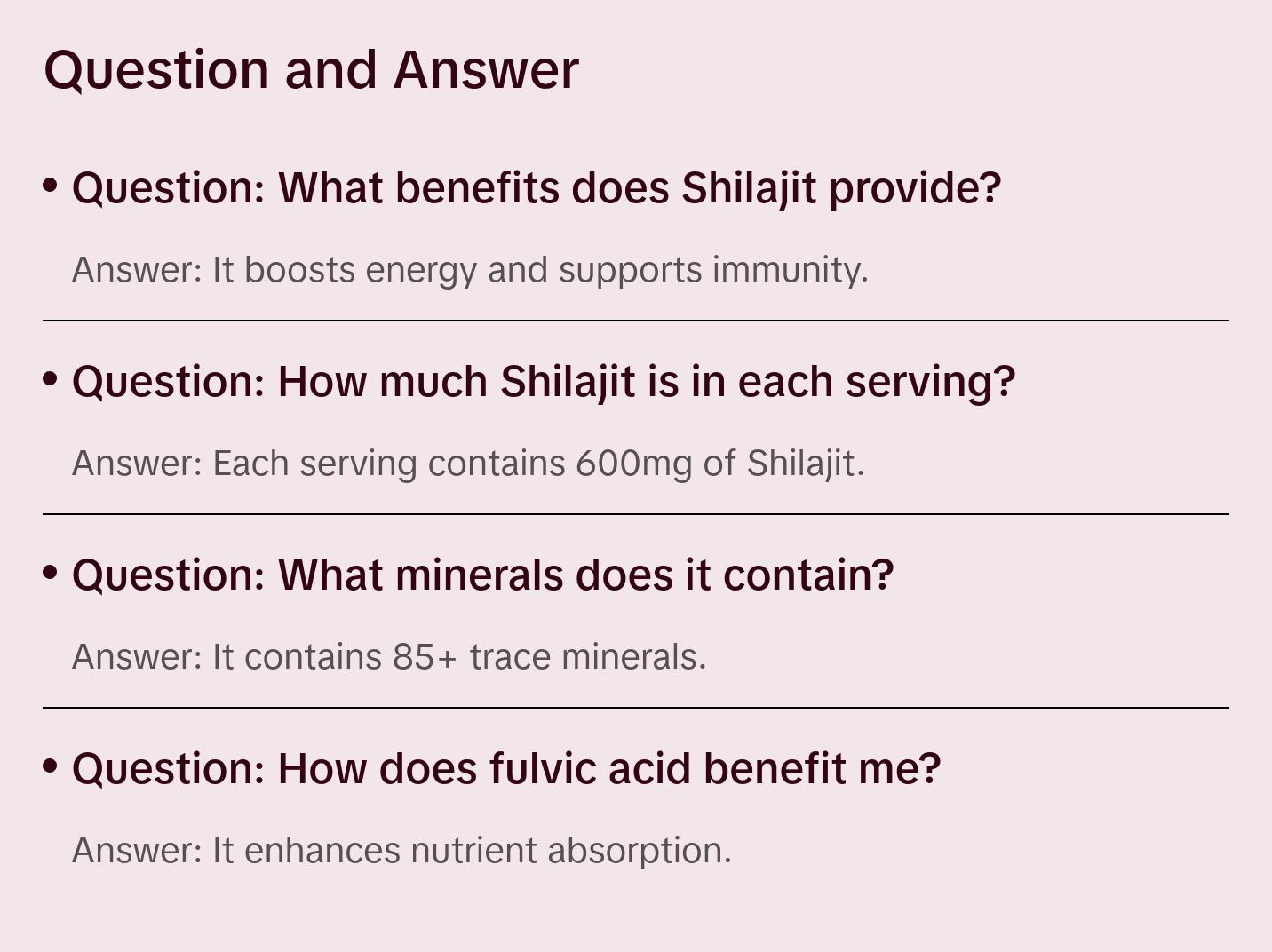 600mg Shilajit Pure Himalayan Organic Shilajit Resin
