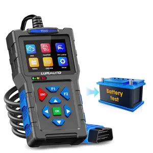 LUPUAUTO T300 OBD2 Scanner Car Diagnostic Tool, Code Reader & Battery Voltage Test, Live Data, for Most 1996+ OBDII Vehicles