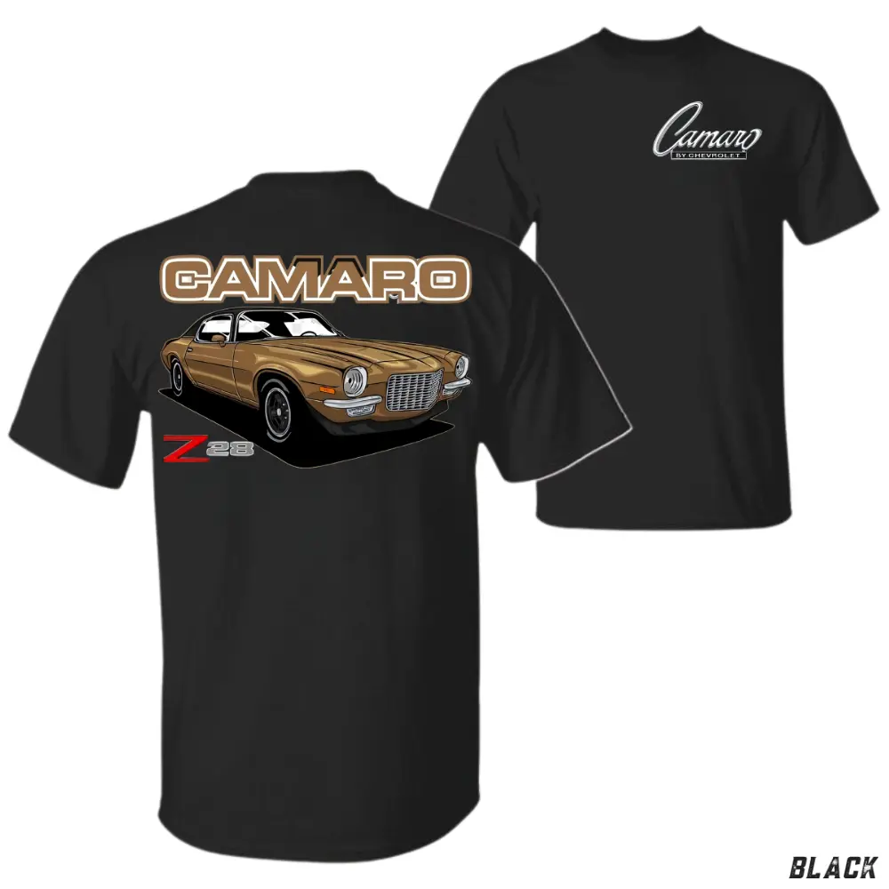 Camaro Z28 T-Shirt, Classic Camaro Z28 Muscle Car Graphic Tee, Vintage Chevrolet Camaro Back Print Shirt, American Muscle Car Apparel, Gift for Camaro Lovers or Classic Car FansTshirt, GraphicTee, StreetwearTshirt, OversizedTee