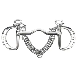 Jeffers Kimberwick Uxeter D-Ring Horse Bit
