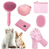 6 PCS Stainless Steel Pet Grooming Kit with Organizer Bag - Grooming Supplies, Groomer Tools, Beauty/Hair Care, Deshedding Brush, Undercoat Rake, Slicker Brush, Bath Comb, Self-Clean Fur Removal Tool for Dogs & Cats, Bag Keeps It Tidy
