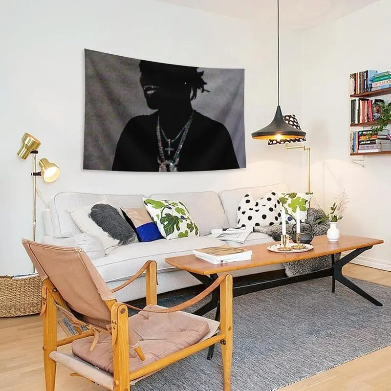 Hip Pop Music Album Tapestry Ken American Rapper Carson Flag 3X5 Feet (90X150Cm) Banner,Funny Man Cave Wall Flag With Brass Grommets For College Dorm Room Flag.