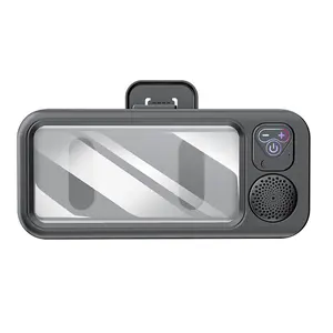 Waterproof touch screen phone case holder for bathroom, Bluetooth speaker for showering