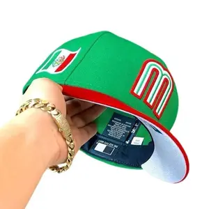 2026 Breathable Adjustable Baseball Cap, Unisex Mexico Flag Letter M Flat-Brimmed Cap, Casual Hip-Hop Street Style Dad Hats, Lightweight Design, Perfect for Sports, Travel and Daily Wear, Suitable for All Seasons