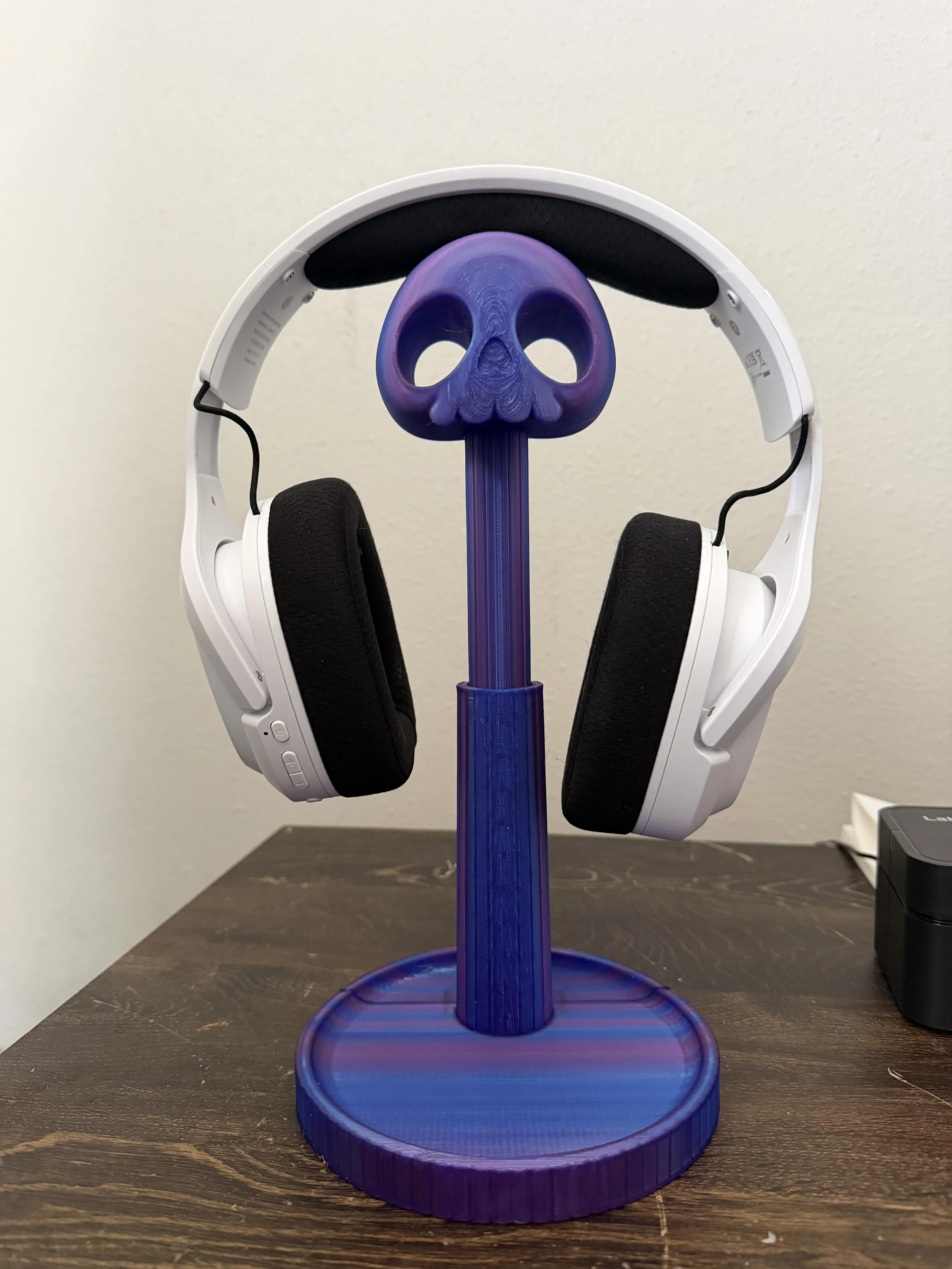 Skull Headphone Holder, Gaming Console Accessory for Electronics Device Headset Storage