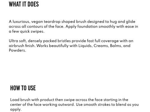 Yummy Face 2.0 Teardrop Kabuki Complexion Brush