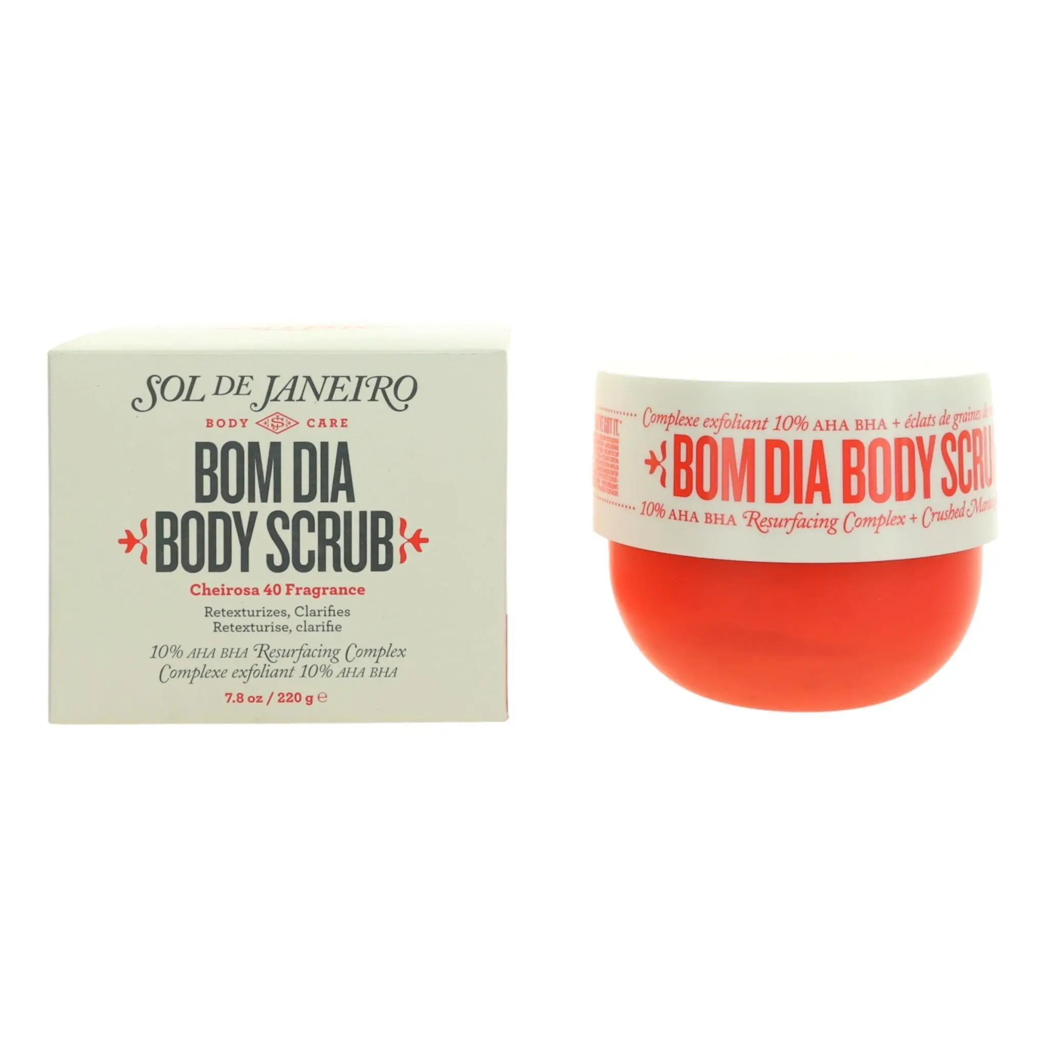 Bom Dia Body Scrub by Sol de Janeiro for Unisex - 7.8 oz Scrub