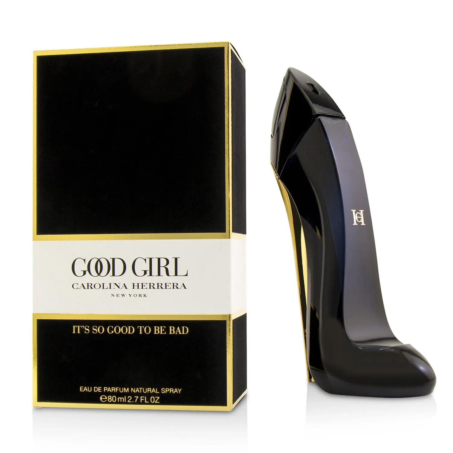 Carolina Herrera Good Girl 2.7 oz / 80 ml Eau de Parfum, Tuberose and Jasmine Sambac heart and Tonka Bean and Vanilla base