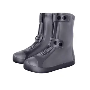 Waterproof Shoe Covers Non-Slip Rain Shoe Covers Reusable Silicone Shoes Covers For Rain Resistant Rain Boots For Men Women Outdoor Overshoes Protection