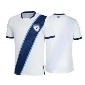 2025 Guatemala National Team Home White Short Sleeve Soccer Jersey Fans Version Breathable