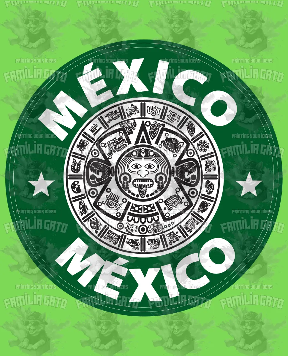 Aztec Calendar DTF Transfer