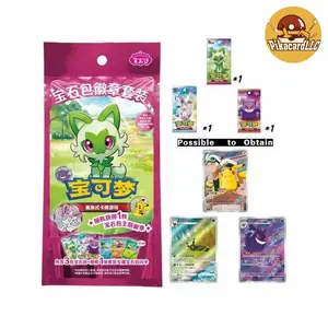 TCG Pokemon Chinese Gem Pack Badge Set Exclusive