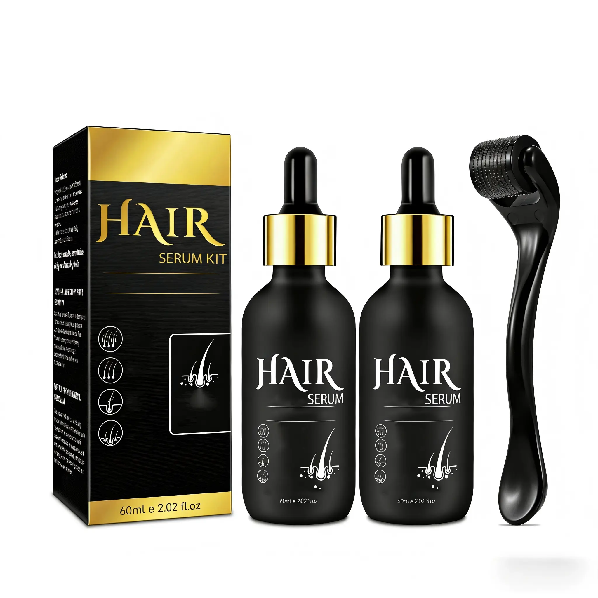 Hair Serum for Hair & Beard-60ml (Various combination sets) Hair Care Comfort Summervibes