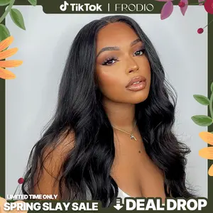 [New Arrival] [Blend] Frodio Veralux™ Blend Human Hair Middle Part Loose Wave Wig Curly Hair Glueless Ready to Wear Blend Hair Wig for Black Women