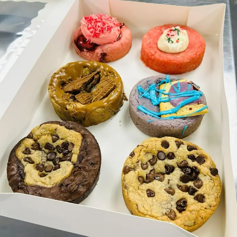 6-PACK COOKIES  (CLICK NOTES FOR FLAVORS IN FINE PRINT BEFORE CHECKOUT)