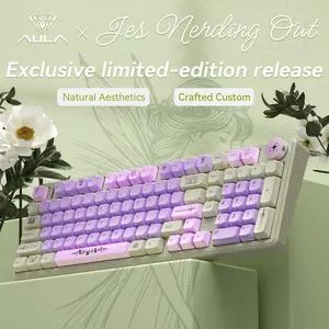 [AULA × Jesnerdingout Co-Designed] Fae Blade F99 Pro Wireless Mechanical Keyboard, 99% Layout, Tri-Mode Connectivity, Hot-Swappable, With Knob Control, RGB Backlight