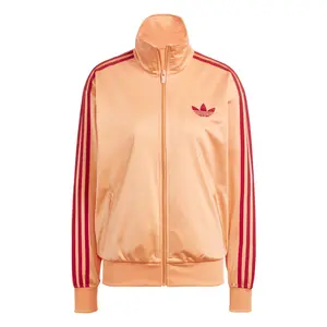 adidas Womens Adicolor Classic Firebird Loose Jacket Athletic Outerwear Casual - Orange