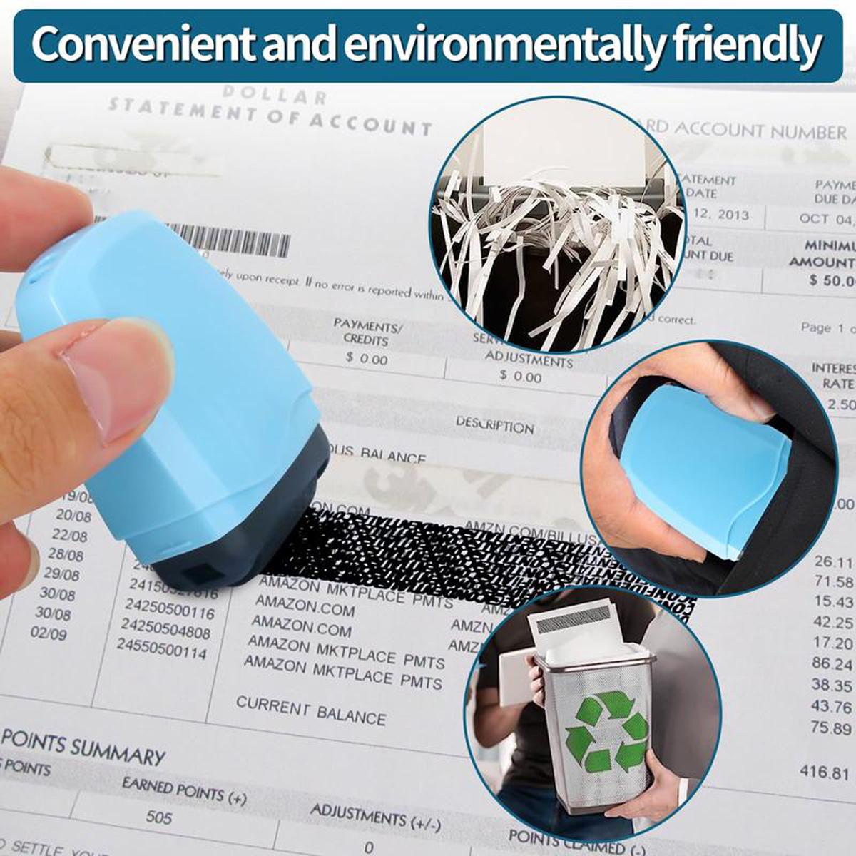 Identity Protection Roller Stamps, Identity Theft Protection Roller Stamp for ID Blockout, Identity Theft Protection Stamps,Privacy Confidential and Address Blocker Identity Protection Roller Stamps, Identity Theft Protection Roller Stamp for ID Blockout, Identity Theft Protection Stamps,Privacy Confidential and Address Blocker