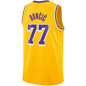 Jersey - Gold - Luka Dončić, Basketball Jersey, America Basketball Shirt, Gift for Sport Lover