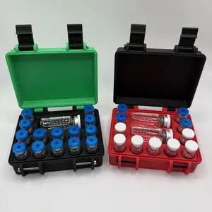 The Stack Keeper Case - 2 Options Peptides 14ct 3mL & 1ct 10mL or 11ct 3mL & 2ct 10mL for Secure Storage