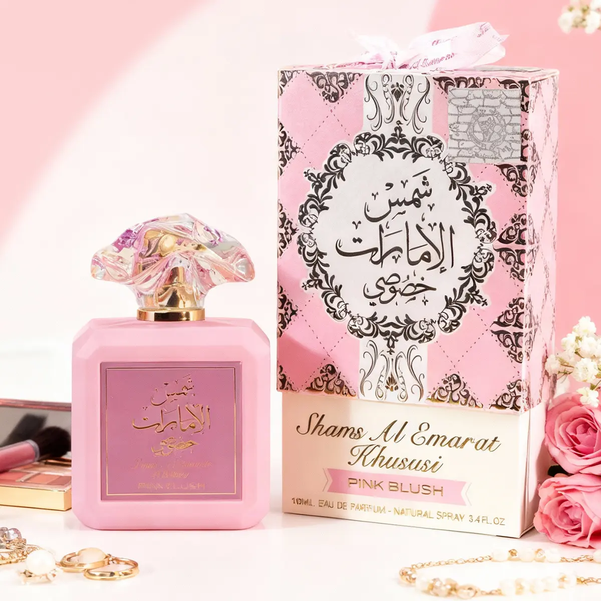 Blush Pink Eau de Parfum Spray for Women, Aromatic Fragranced Perfume for Personal Care, 100ml (3.4 fl oz), Edp Fragranced Perfume, Perfume For Sale