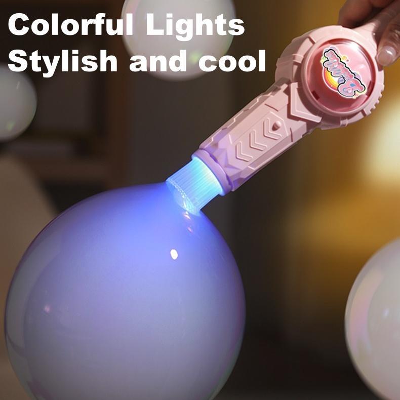 Fog Bubble Machine, Rechargeable Automatic Electric Smoke Bubble Machine, Magic Smoke Bubble Maker, Colorful Lights & Music, Bubble Fog Game for Parties, Beaches, Summer