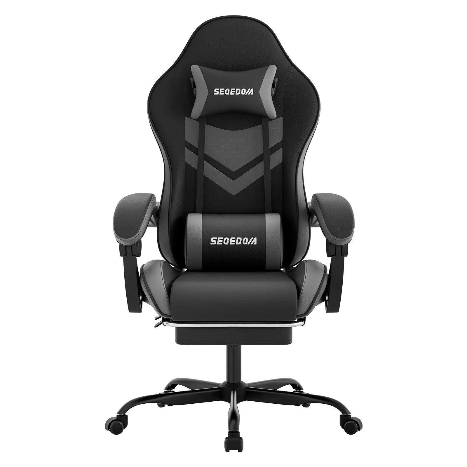Ergonomic Comfort Office Chair | Reclining Gaming Chair with Footrest | High Weight Capacity | Thickened Cushion | Height-Adjustable and  | Premium Color Scheme | Easy to Clean | SGS-Certified Gas Lift    swivel  silent caster