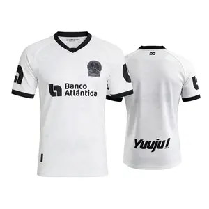 24 25 Honduras CD Olimpia Third Away Kit Short Sleeve Soccer Jersey Fans Version Breathable