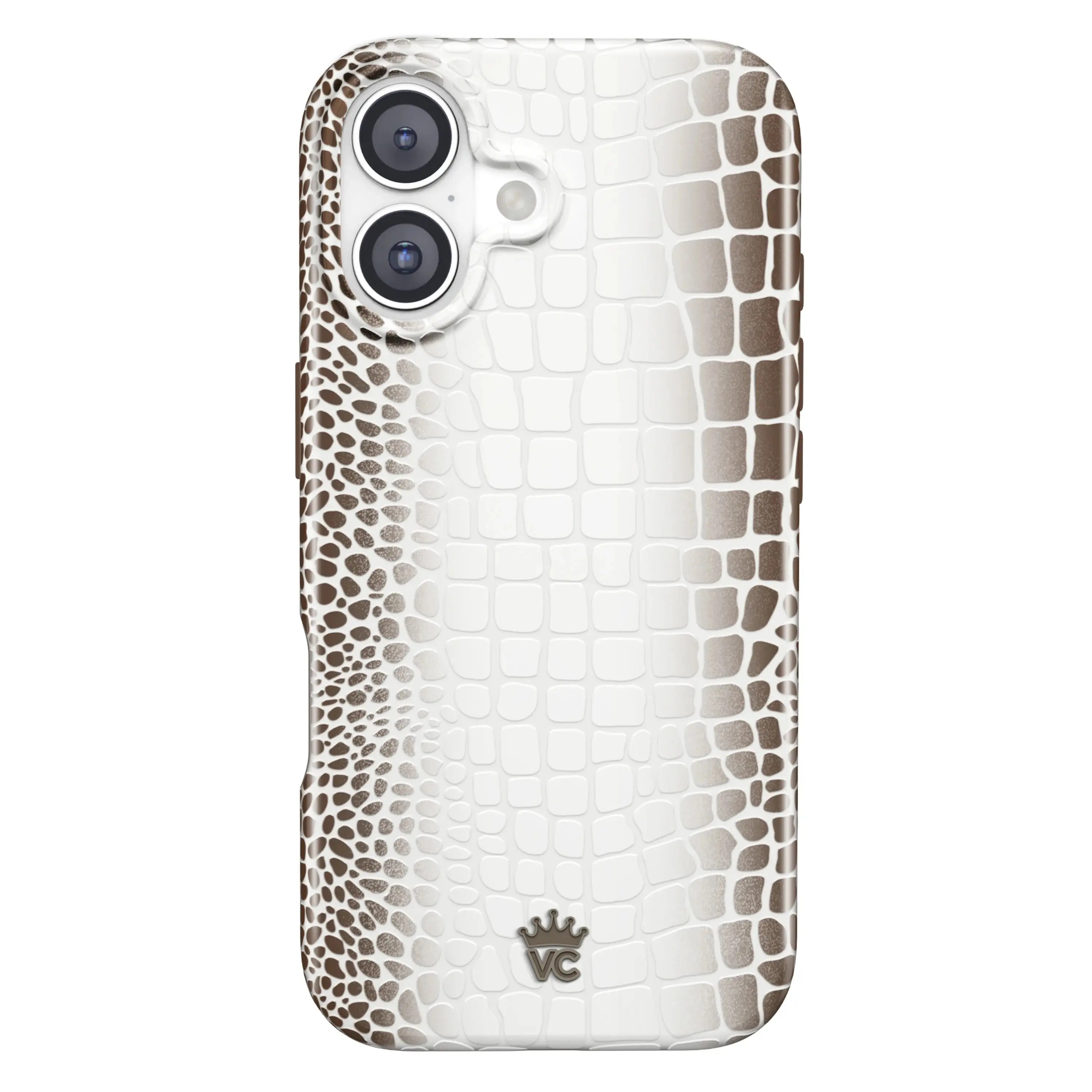 Velvet Caviar Himalayan Croc Leopard Wireless iPhone Case - Cute, Trendy, Shockproof Durable Cover with Firmflex Bumper, Polycarbonate Material for Smartphone Protection
