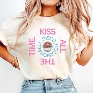 [Sale off up to 50%] Kiss All The Time New Album Retro Shirt, Disco Occasionally T-Shirt Tee Top Harry Album Unisex Fan Gift