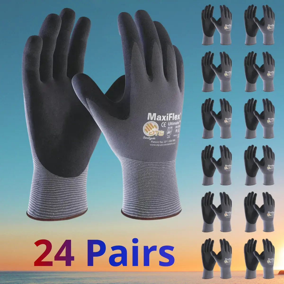 24 pairs Maxiflex Foam Nitrile Palm Coated Gloves Add to cart Buy now 24 pairs Maxiflex Foam Nitrile Palm Coated Gloves Add to cart Buy now