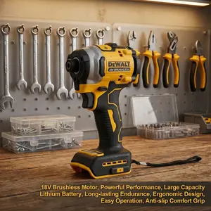Dewalt DCF850 Rechargeable Cordless 20V electric screwdriver, Lithium Electric Battery,  , Original Large Torque sharper edges spring assisted knife power tool detachable tire high torque professional grade driver impact wrench